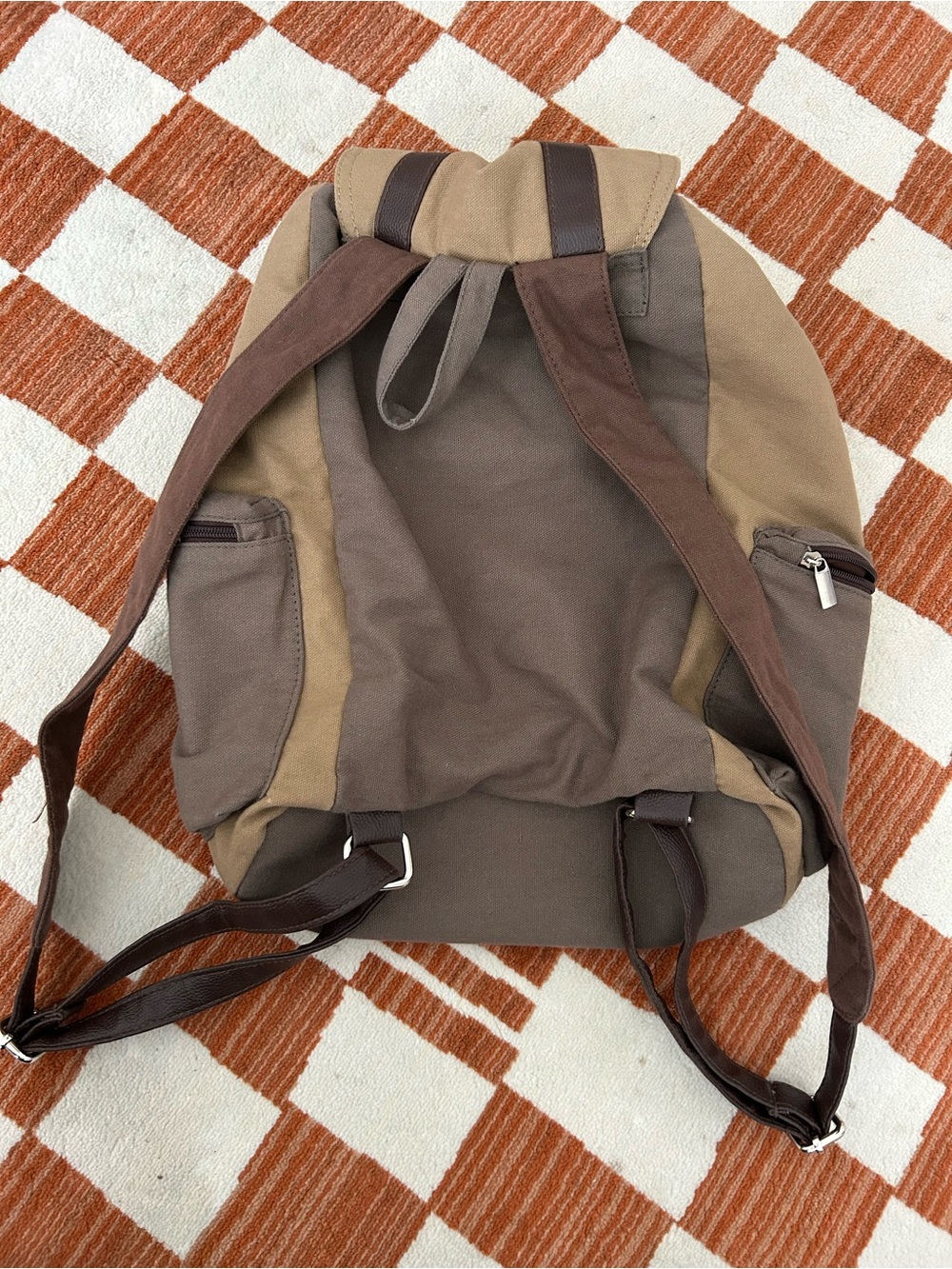 Earthbound Trading Co Canvas backpack - Picture 2 of 5
